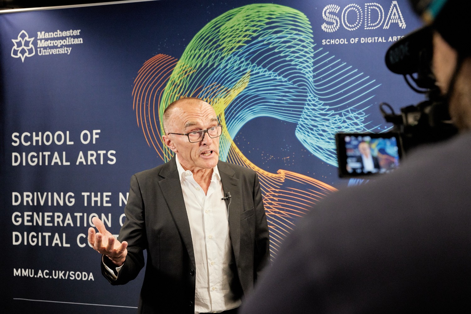 Danny Boyle, co-chair of the SODA advisory board, officially launched the new School
