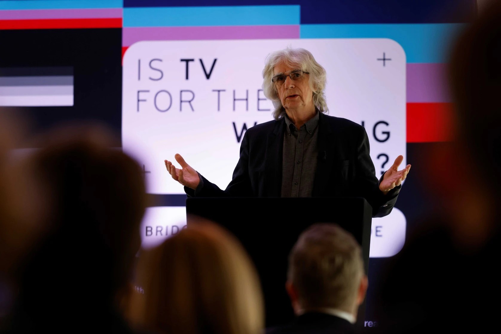 Sir Phil Redmond at the Is TV for the Working Class event